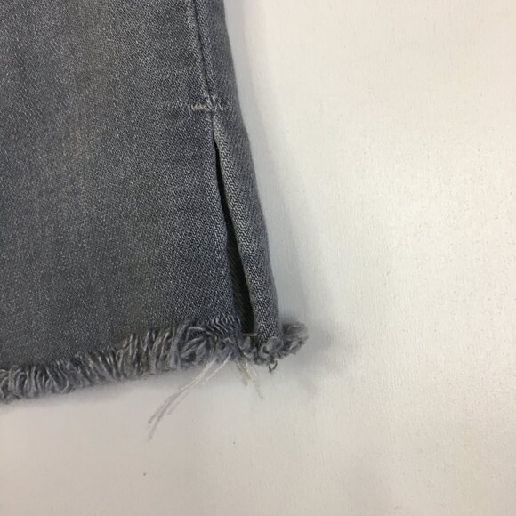 AG ADRIANO GOLDSCHMIED Gray The Legging Ankle Super Skinny Raw Slit Hem Jeans - Picture 11 of 15